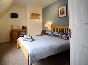 King Size Double beds with Freeview TV and WIFI