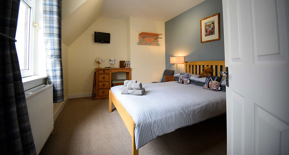 King Size Double beds with Freeview TV and WIFI