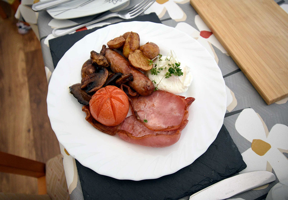 Bed and Breakfast accommodation in Portree Full Cooked Breakfast