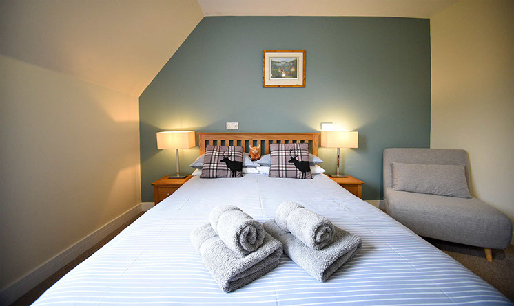 Comfortable King Size Double Beds at Grenitote Bed and Breakfast in Portree